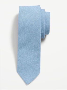 Old Navy Light Blue Solid Men's Tie